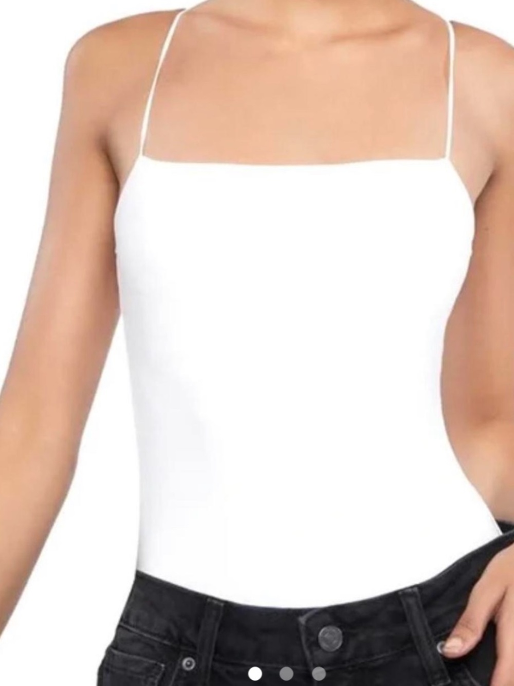 Zara white bodysuit